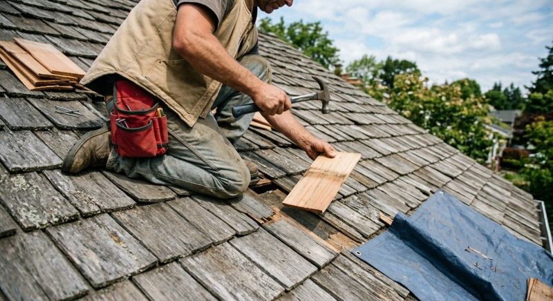Wood Shingles Repair in Saddle Brook, NJ